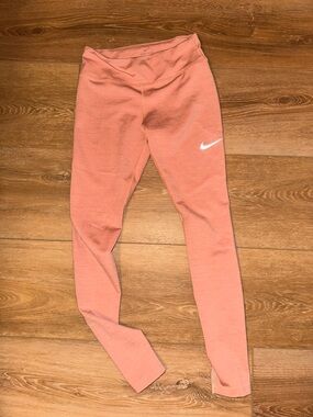 Nike Women Coral Pink Performance Leggings